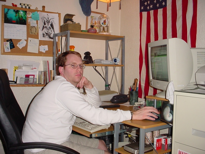 Dan at the Controls